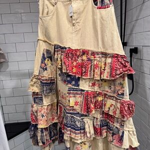 Free People Harvest Moon Maxi skirt